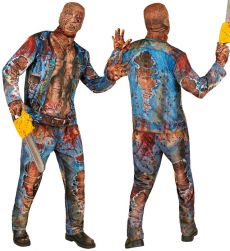 Str�j na Halloween m�ski - ZOMBIE PSYCHO - XL