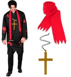 Str�j KSI�DZA ZOMBIE - XL kostium ksi�dza przebranie zombie