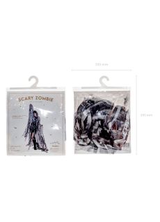 Halloweenowa peleryna ZOMBIE - L/XL
