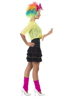 Str�j w stylu lat 80. NEON przebranie na kicz party - M