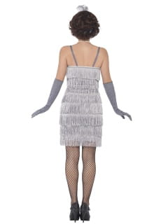 Str�j lata 20 FLAPPER srebrny - M
