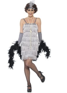 Str�j lata 20 FLAPPER srebrny - M