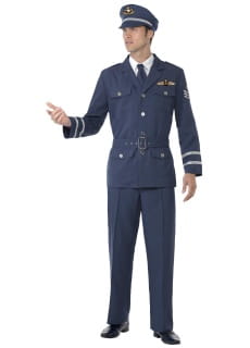 Str�j KAPITAN Air Force - L str�j pilota str�j kapitana kostium pilota przebranie pilot