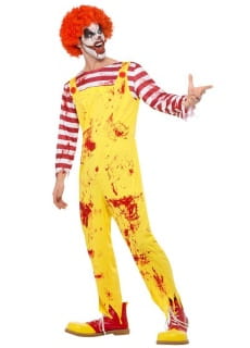 Str�j halloweenowy KLAUN MORDERCA kostium dla doros�ych - L