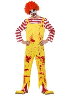 Str�j halloweenowy KLAUN MORDERCA kostium dla doros�ych - L