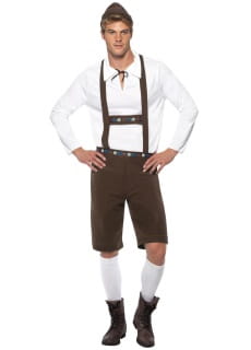 M�ski str�j bawarski OKTOBERFEST br�zowy - XL