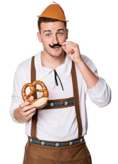 M�ski str�j bawarski OKTOBERFEST br�zowy - XL