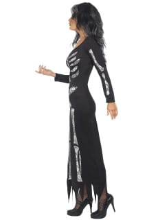 Str�j damski na Halloween PANI SZKIELET - M str�j ko�ciotrupa damski sukienka na Halloween