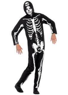 Str�j szkielet KOMBINEZON NA HALLOWEEN kostium dla doros�ych - L