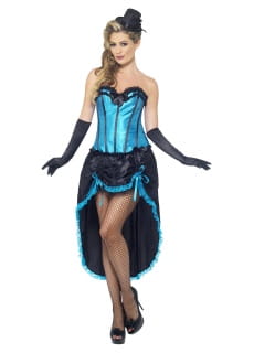 Str�j TANCERKA BURLESKI niebieski - S