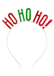 �wi�teczna opaska HO HO HO metalowa