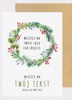 �wi�teczna tablica powitalna TW�J TEKST I LOGO