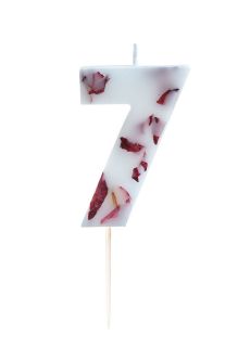 wieczka urodzinowa 7 PATKI KWIATW