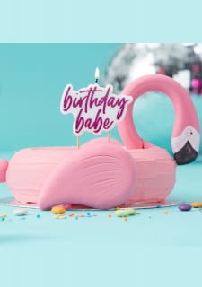 wieczka urodzinowa BIRTHDAY BABE wieczka na tort