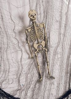 SZKIELET dekoracja sali na Halloween 30 cm