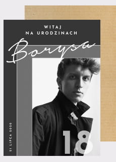 Tablica powitalna dekoracja na 18 URODZINY chopaka