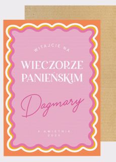 Tablica powitalna DEKORACJA NA WIECZ�R PANIE�SKI