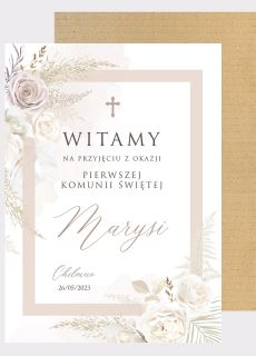 Tablica powitalna dla go�ci NA KOMUNI�