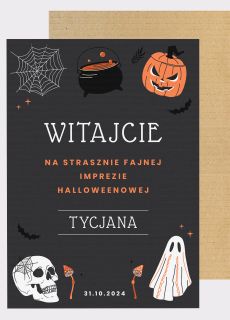 Tablica powitalna DEKORACJA NA IMPREZ� HALLOWEENOW� ozdoby na halloween dekoracje na halloween