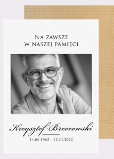 Tablica ze zdj�ciem pogrzebowym