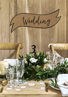 Tabliczka WEDDING (2szt.)