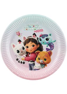 Talerzyki Koci Domek Gabi 23cm (6szt.) dekoracje na st� dekoracje sto�u dekoracje na urodziny dla dziewczynki