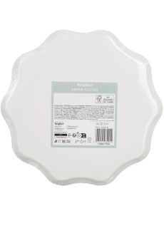 Talerzyki KRATKA 23cm (6szt.) ozdoby na st� talerzyki na urodziny dekoracja na st� dekoracja sto�u