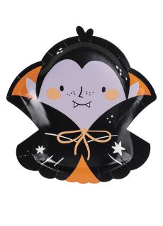 Talerzyki na Halloween DRACULA 6 szt.