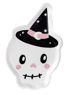 Talerzyki papierowe halloween CZASZKA 6 szt.