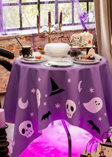 Talerzyki papierowe HALLOWEEN SPOOKY FRIENDS 18 cm (6 szt.) talerzyki halloween talerzyki na halloween