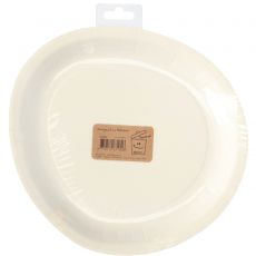 Talerzyki papierowe na 60 urodziny ELEGANT BLUSH (8 szt.)