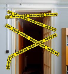 Ta�ma imprezowa MIEJSCE ZBRODNI 7,20 m dekoracja Halloween dekoracja imprezowa gad�ety Halloween