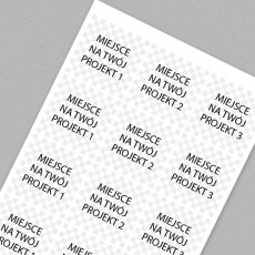 Tatua personalizowany TWJ PROJEKT 3 wzory