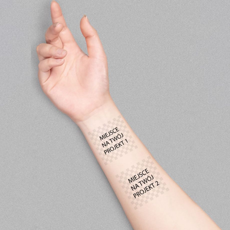 Tatuaż personalizowany TWÓJ PROJEKT 3 wzory