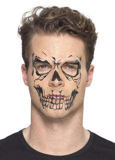 Tatua na halloween CZASZKA 