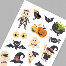 Personalizowane tatuae HALLOWEEN (16szt.)