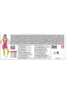  Str�j w stylu lat 80 ROLLERGIRL - XS