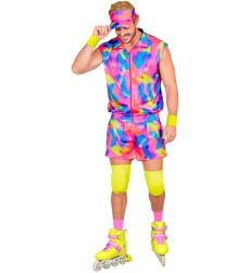 M�ski str�j w stylu lat 80s ROLLERBOY - L/XL