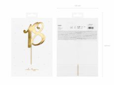 Topper na 18 urodziny Z�OTY