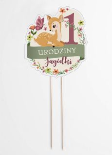 Personalizowany topper na roczek MAA SARENKA