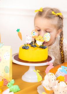 Topper na tort dekoracja na Wielkanoc 5szt. dekoracje wielkanocne ozdoby wielkanocne wielkanocne ozdoby
