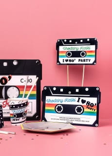 Topper na tort I LOVE 80`s