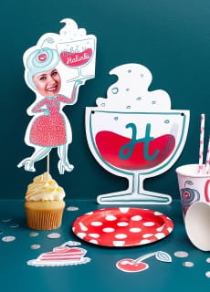 Topper personalizowany na tort BIBA