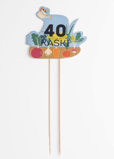 Personalizowany topper na tort DLA OGRODNIKA na urodziny