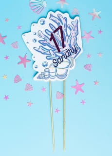 Topper personalizowany MERMAID