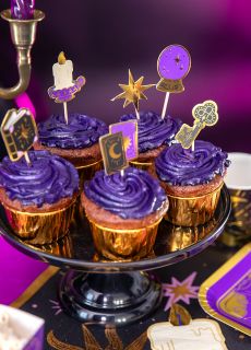 Toppery na babeczki ANDRZEJKI (6szt.) dekoracje andrzejkowe toppery do babeczek dekoracje sto�u na andrzejki