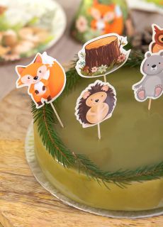 Toppery do tortu LE�NI PRZYJACIELE (9szt.)