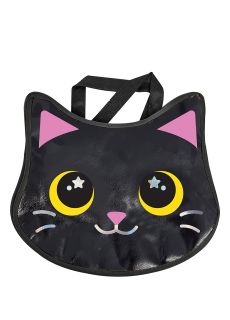 Halloweenowa torba na cukierki CZARNY KOT dodatki na halloween akcesoria na halloween