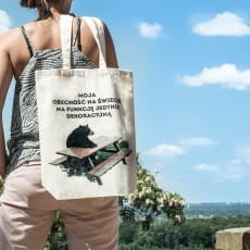 Torba bawe�niana z nadrukiem FUNKCJA DEKORACYJNA