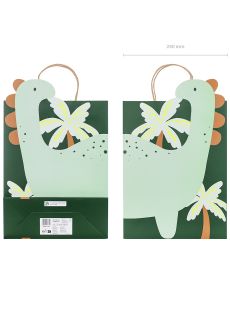 Torebka papierowa na prezent DINOZAUR